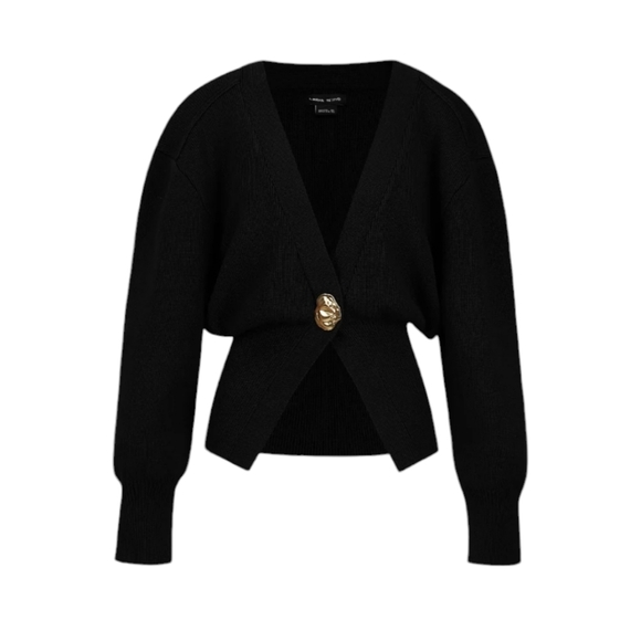 Black knit sweater - Picture 1 of 2